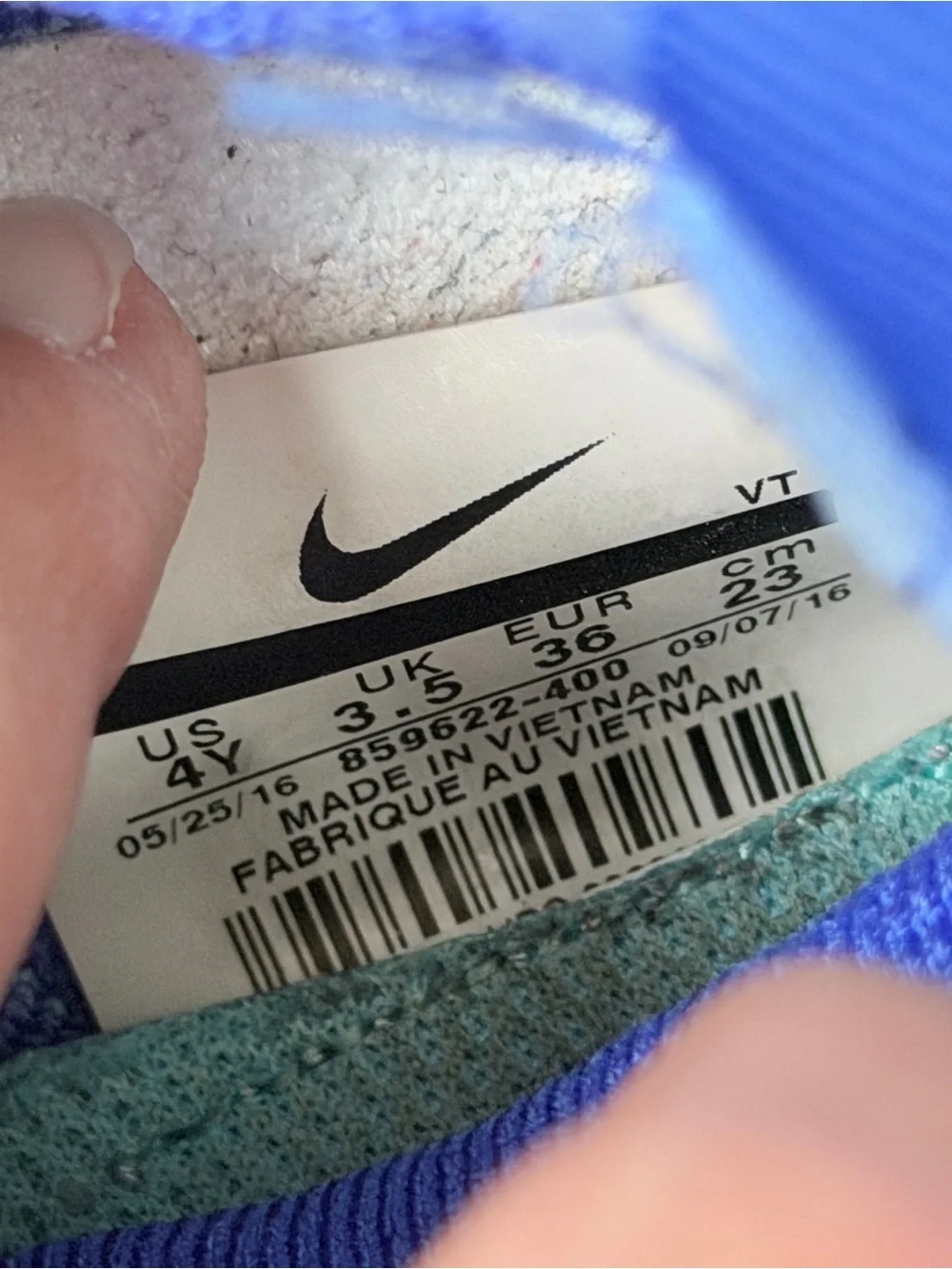Nike Air Zoom Pegasus All Out Flyknit Clear Jade Running Shoes - Size 4